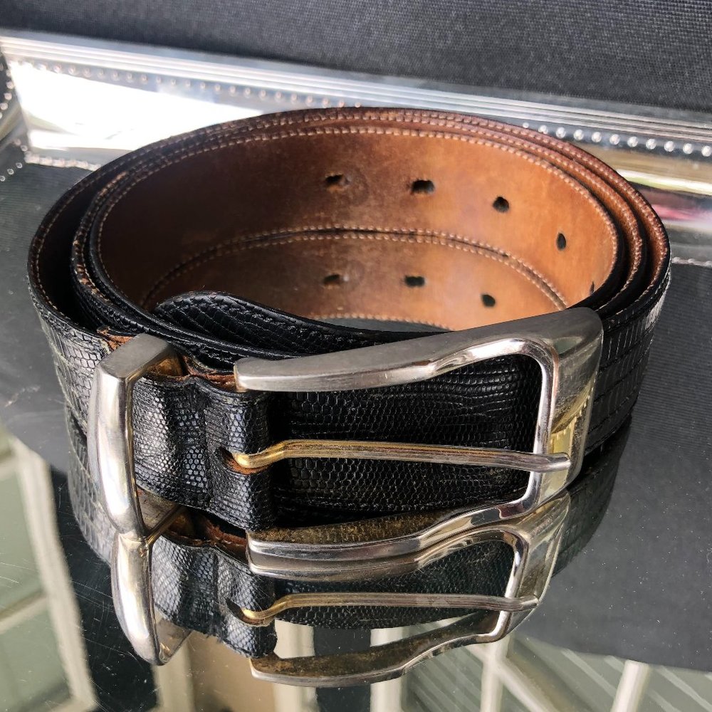 Genuine Snakeskin Mezlan Men's Belt